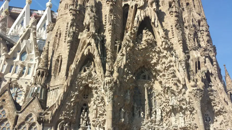 Sagrada de Familia in Barcelona, Spain